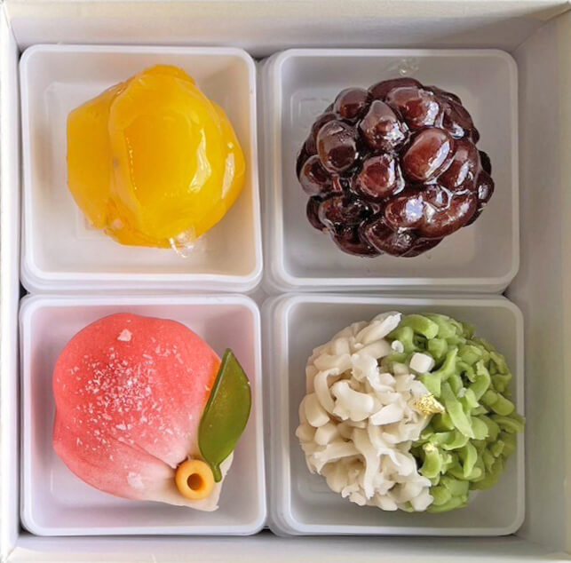 数量限定150個！「あづみの茶胡蝶庵」薯蕷性上生菓子４種セット